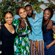 Dawn-Lyen Gardner, Ava DuVernay, Kofi Siriboe and Rutina Wesley attend a garden cocktail party in honor of DuVernay and the OWN show Queen Sugar at Ladurée SoHo on May 20, 2018, in New York City.